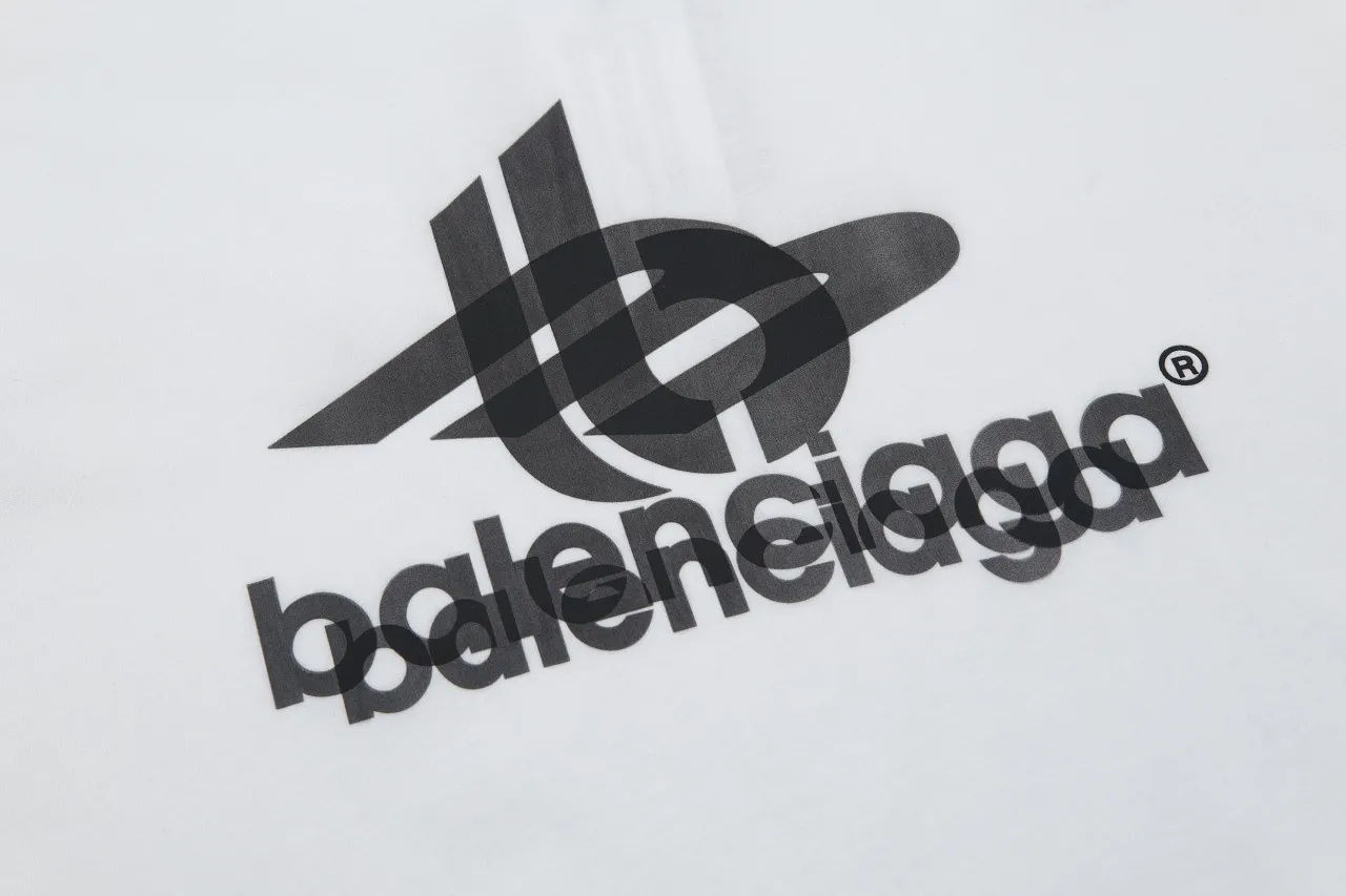Balenciaga 💰P105 Authentic 32s 240g +Sizes ＋ Logo :White Size：Xs-L